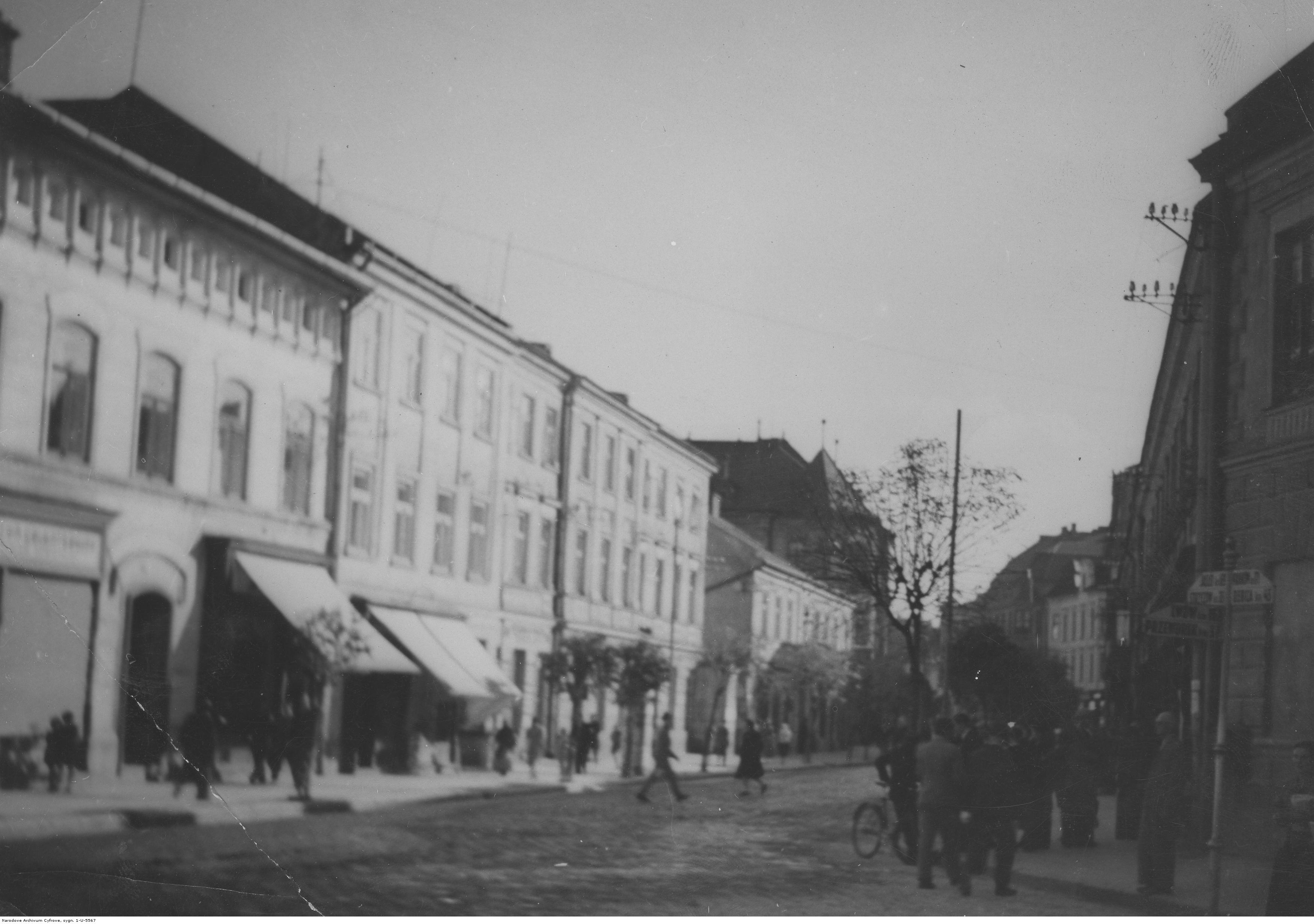 Rzeszów, jedna z ulic miasta